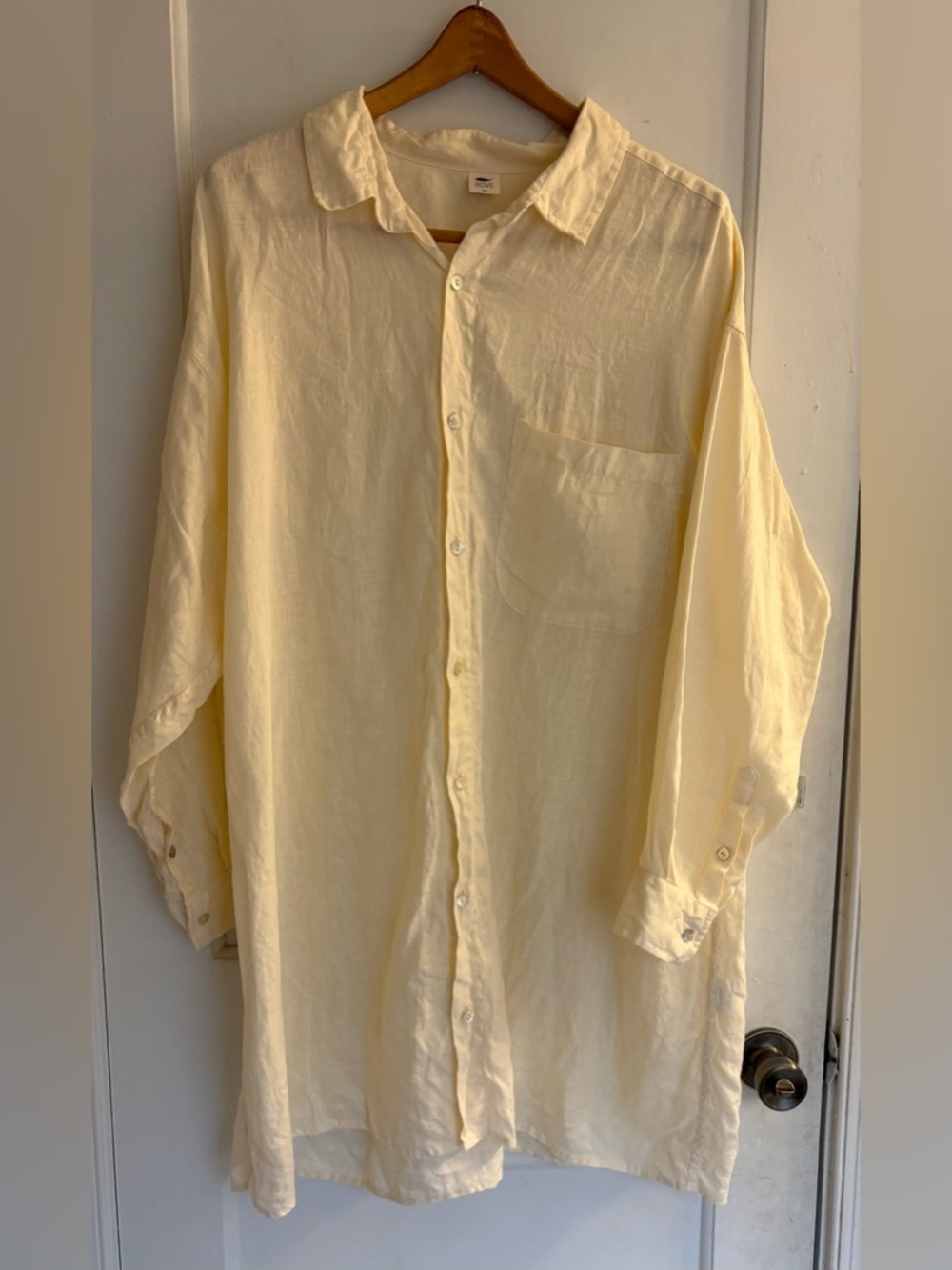 ROVE Summer Shirt Dress 100% Linen Size XL